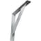 Ekena Millwork Traditional Steel Bracket, Unfinished 2"W x 14"D x 14"H BKTM02X14X14TRCRS - alternate 1
